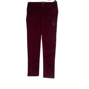 Abercrombie Girls Maroon Skinny Jeans Size 12 NEW
